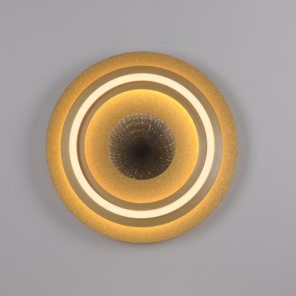 JUST LIGHT. 15089-60 - Lampa sufitowa LED CICHIO LED/36W/230V, średnica 40 cm, złota