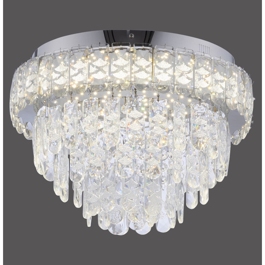 JUST LIGHT. 15092-17 - Lampa sufitowa LED KULUNKA LED/33W/230V Ø 38 cm błyszczący chrom