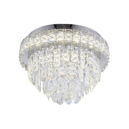 JUST LIGHT. 15092-17 - Lampa sufitowa LED KULUNKA LED/33W/230V Ø 38 cm błyszczący chrom