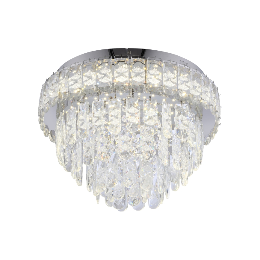 JUST LIGHT. 15092-17 - Lampa sufitowa LED KULUNKA LED/33W/230V Ø 38 cm błyszczący chrom