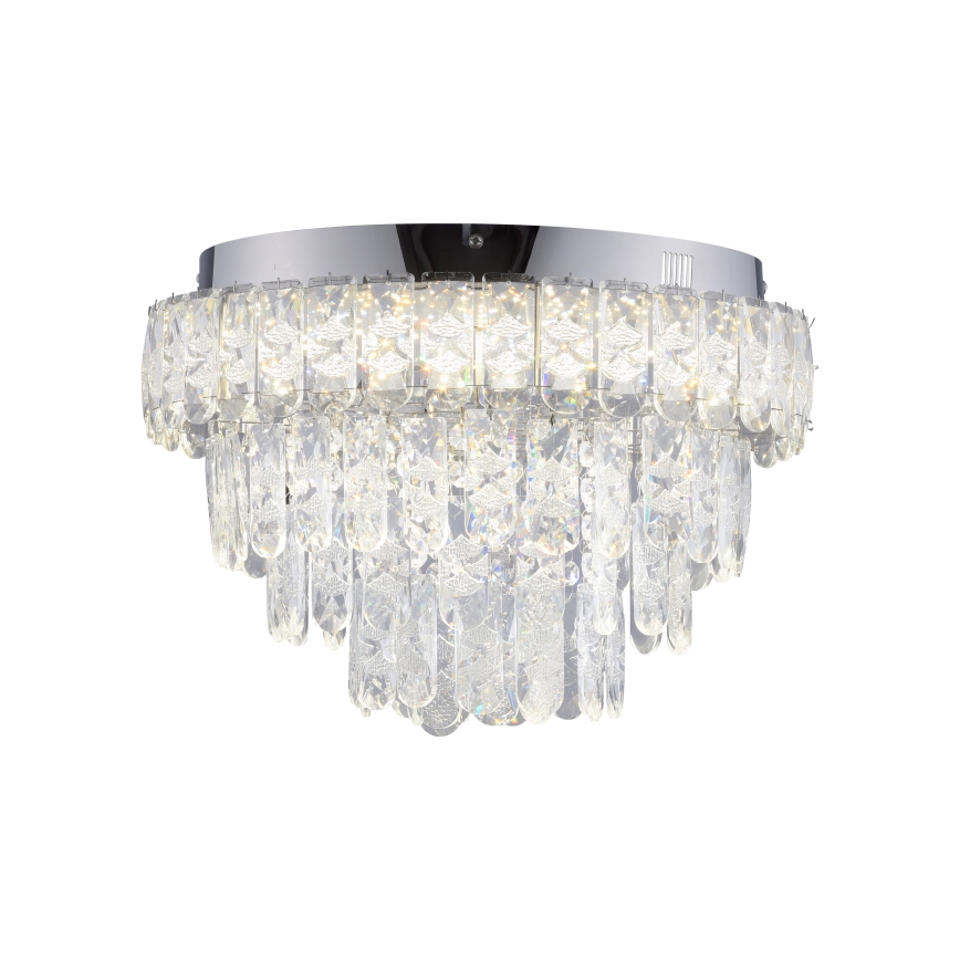 JUST LIGHT. 15092-17 - Lampa sufitowa LED KULUNKA LED/33W/230V Ø 38 cm błyszczący chrom