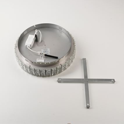 JUST LIGHT. 15092-17 - Lampa sufitowa LED KULUNKA LED/33W/230V Ø 38 cm błyszczący chrom
