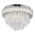 JUST LIGHT. 15092-17 - Lampa sufitowa LED KULUNKA LED/33W/230V Ø 38 cm błyszczący chrom
