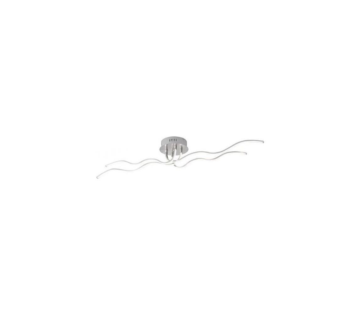JUST LIGHT. 15126-55 - LED Żyrandol natynkowy WAVE LED/29,4W/230V chrom