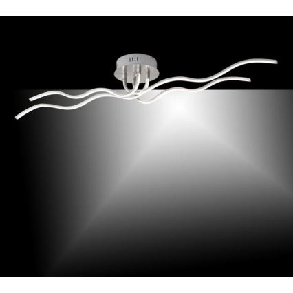 JUST LIGHT. 15126-55 - LED Żyrandol natynkowy WAVE LED/29,4W/230V matowy chrom