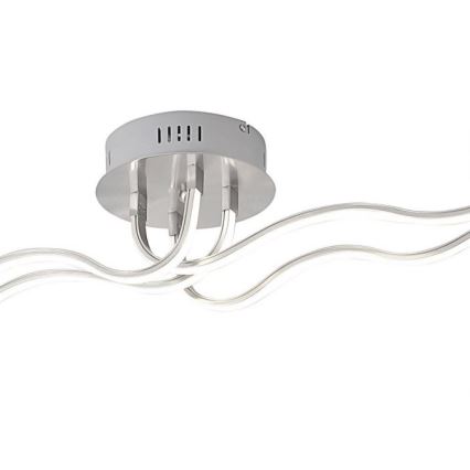 JUST LIGHT. 15126-55 - LED Żyrandol natynkowy WAVE LED/29,4W/230V matowy chrom