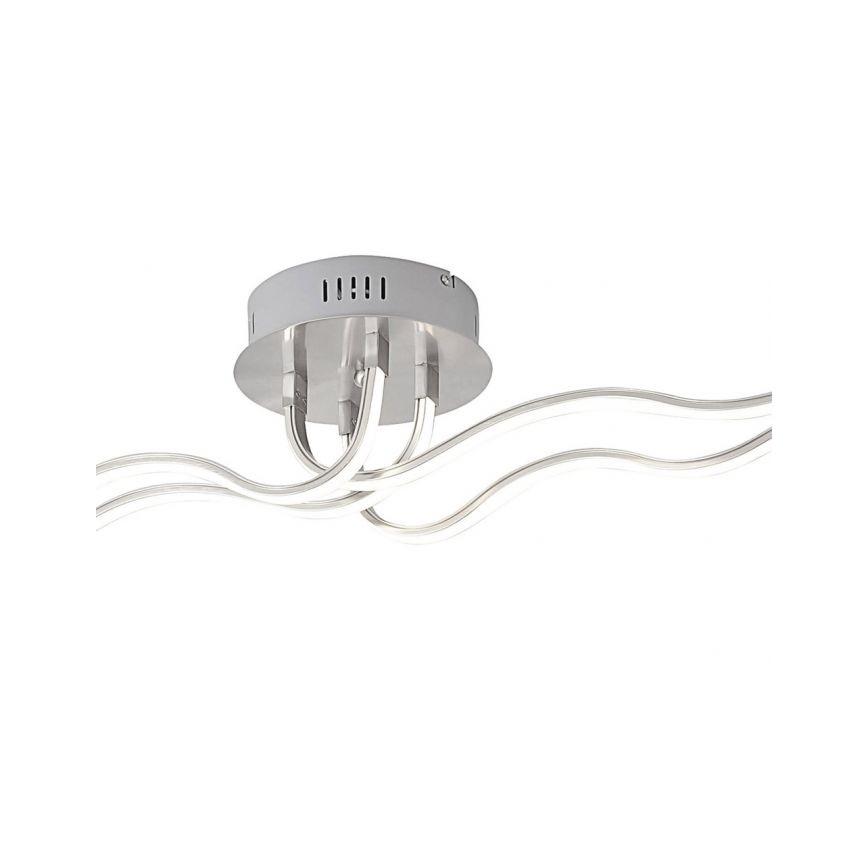 JUST LIGHT. 15126-55 - LED Żyrandol natynkowy WAVE LED/29,4W/230V matowy chrom