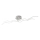 JUST LIGHT. 15126-55 - LED Żyrandol natynkowy WAVE LED/29,4W/230V matowy chrom