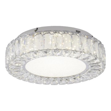 JUST LIGHT. 15221-17 - Oprawa sufitowa LED KULUNKA LED/32W/230V śr. 37 cm błyszczący chrom