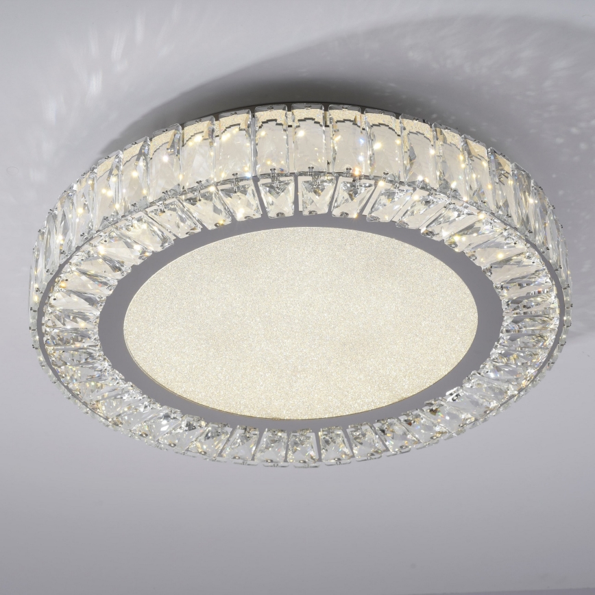 JUST LIGHT. 15222-17 - Lampa sufitowa LED KULUNKA LED/46W/230V Ø 50 cm chrom błyszczący