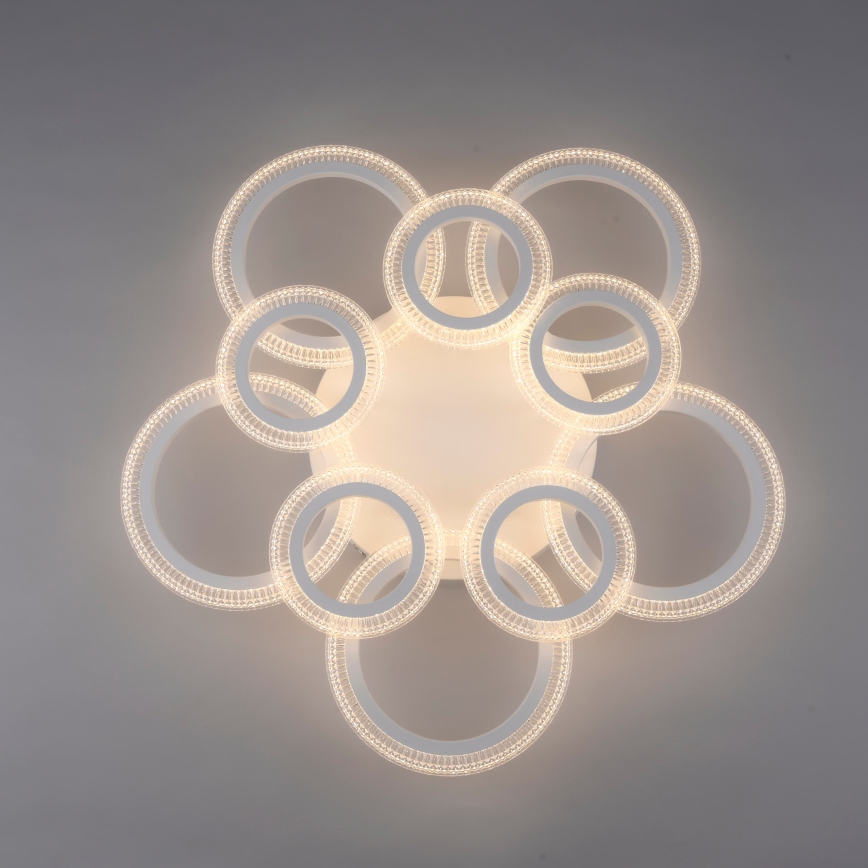 JUST LIGHT. 15268-16 - Lampa sufitowa LED CRYSTALLO LED/48,5W/230V śr. 68,6 cm biała