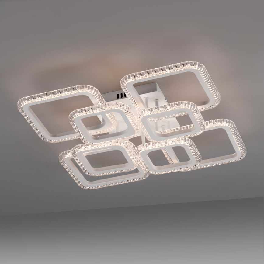 JUST LIGHT. 15269-16 - LED Lampa sufitowa CRYSTALLO LED/43,5W/230V 49x49 cm biała