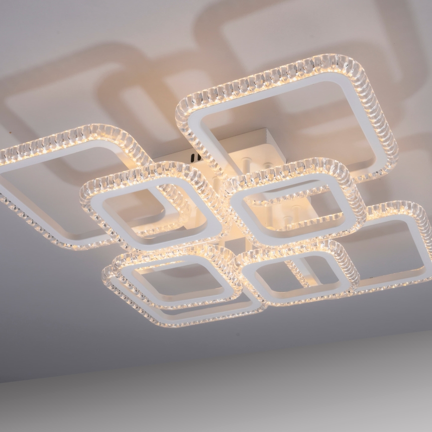 JUST LIGHT. 15269-16 - LED Lampa sufitowa CRYSTALLO LED/43,5W/230V 49x49 cm biała