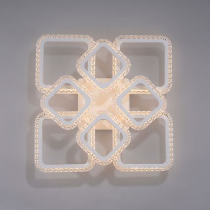 JUST LIGHT. 15269-16 - LED Lampa sufitowa CRYSTALLO LED/43,5W/230V 49x49 cm biała