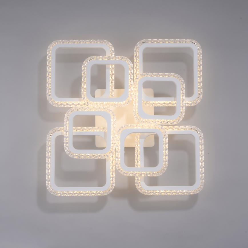 JUST LIGHT. 15269-16 - LED Lampa sufitowa CRYSTALLO LED/43,5W/230V 49x49 cm biała