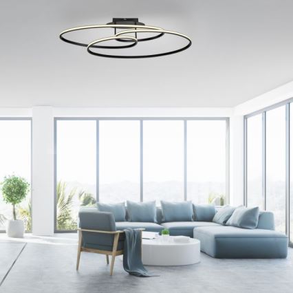 JUST LIGHT. 15321-18 - LED Plafon LUMACA LED/33W/230V czarny