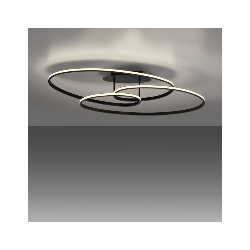 JUST LIGHT. 15321-18 - LED Plafon LUMACA LED/33W/230V czarny