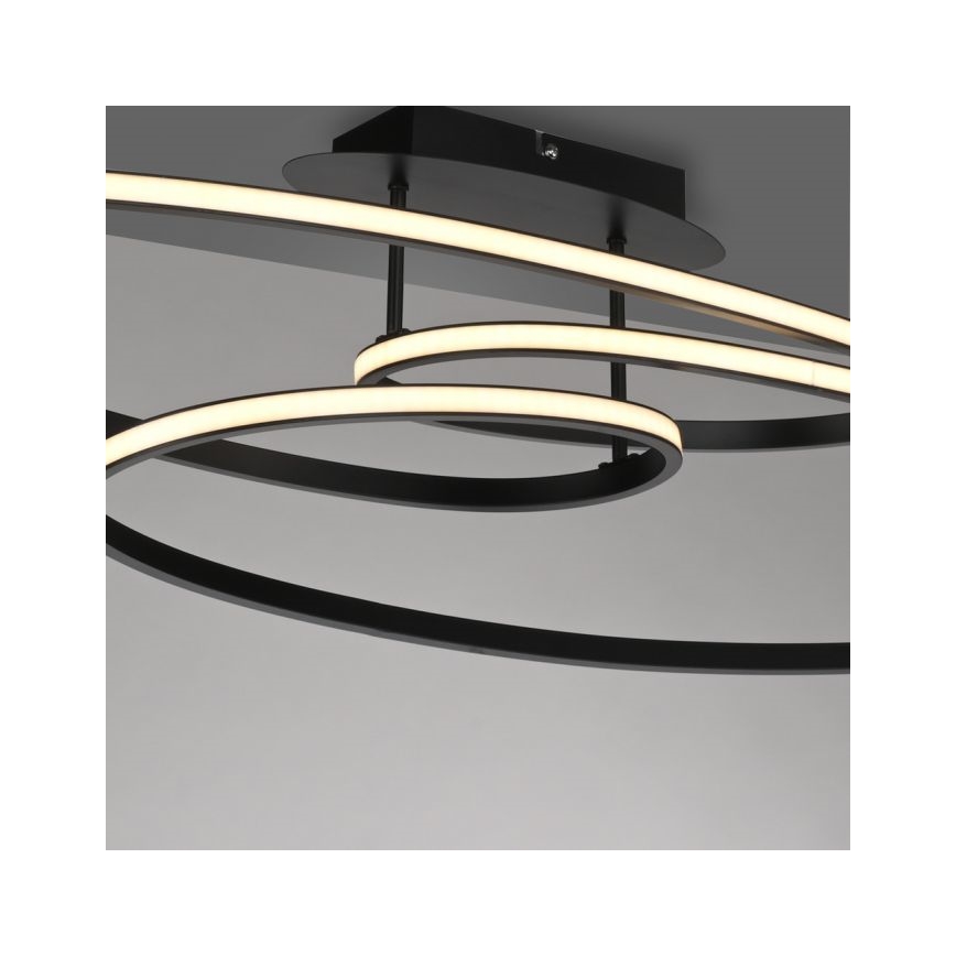 JUST LIGHT. 15321-18 - LED Plafon LUMACA LED/33W/230V czarny