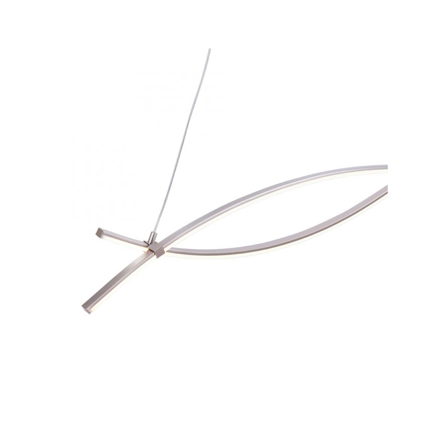 JUST LIGHT. 15382-55 - LED Żyrandol na lince MAJA 2xLED/8,4W/230V matowy chrom