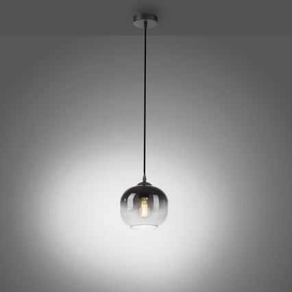 JUST LIGHT. 15420-18 - Żyrandol na lince ZEA 1xE27/25W/230V czarny
