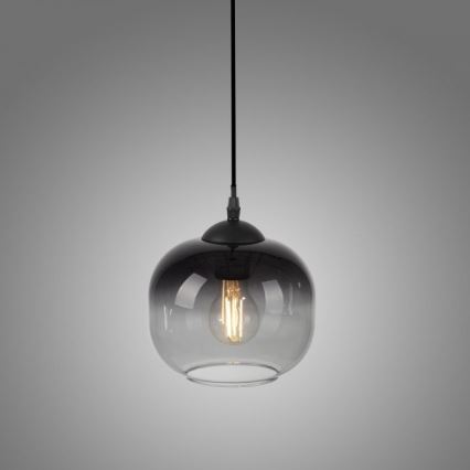 JUST LIGHT. 15420-18 - Żyrandol na lince ZEA 1xE27/25W/230V czarny