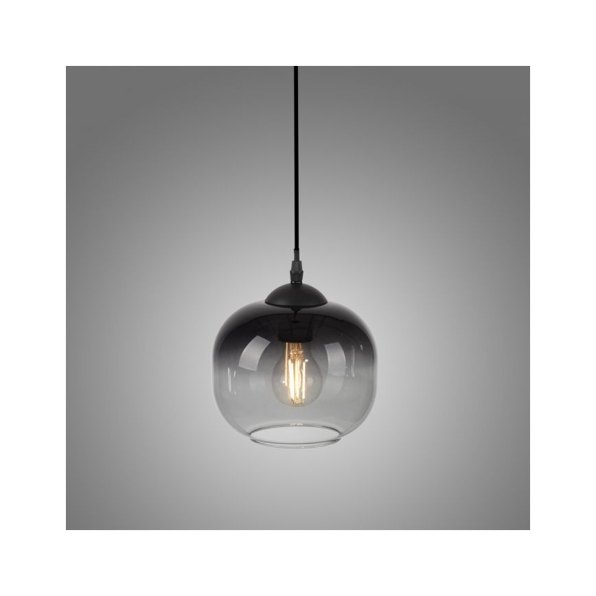 JUST LIGHT. 15420-18 - Żyrandol na lince ZEA 1xE27/25W/230V czarny