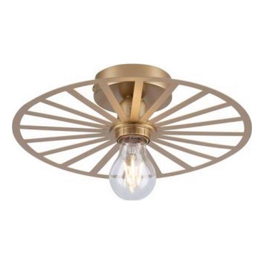 JUST LIGHT. 15635-60 - Lampa sufitowa SPIKE 1xE27/40W/230V śr. 30 cm mosiądz