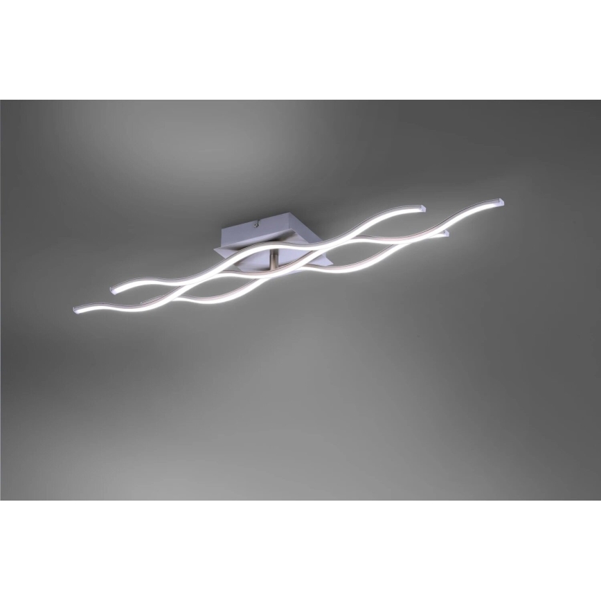JUST LIGHT. 16266-55 - LED RGB Plafon ściemnialny LOLA WAVE LED/30W/230V 2700-5000K + pilot zdalnego sterowania