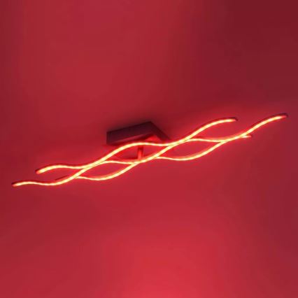 JUST LIGHT. 16266-55 - LED RGB Plafon ściemnialny LOLA WAVE LED/30W/230V 2700-5000K + pilot zdalnego sterowania