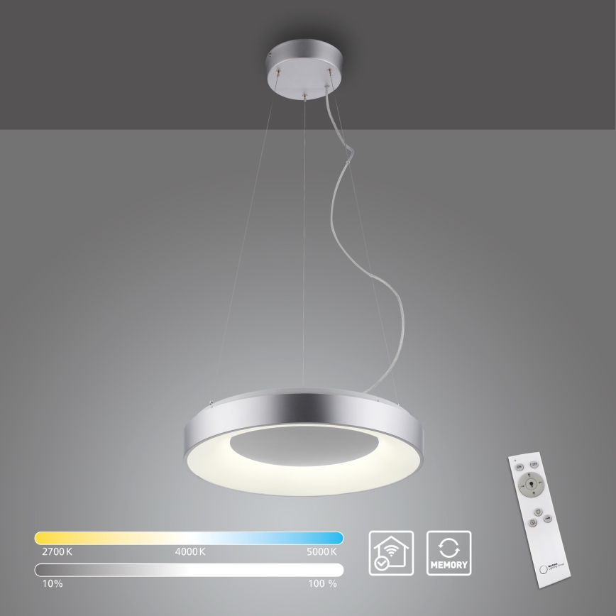 JUST LIGHT. 17075-21 - LED Żyrandol ściemnialny na lince KETO ANIKA LED/26,5W/230V 2700-5000K + zdalne sterowanie