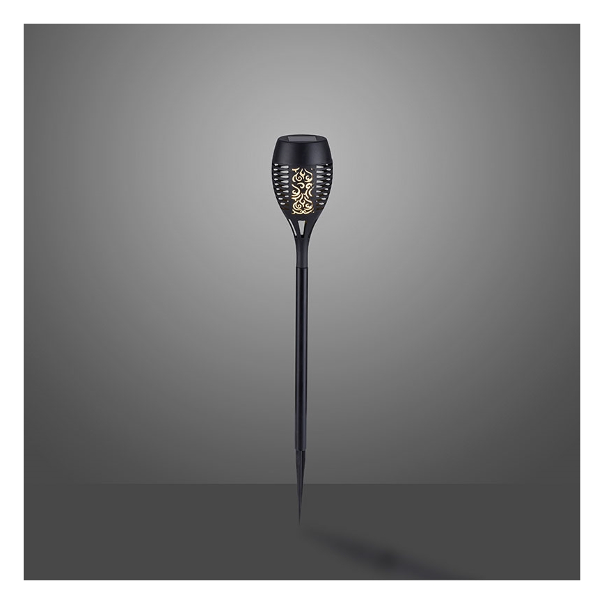 JUST LIGHT. 19106-18-3 - ZESTAW 3x LED Oświetlenie solarne FACKEL LED/0,24W/3,7V IP44 czarny