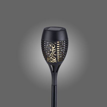 JUST LIGHT. 19106-18-3 - ZESTAW 3x LED Oświetlenie solarne FACKEL LED/0,24W/3,7V IP44 czarny
