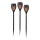 JUST LIGHT. 19106-18-3 - ZESTAW 3x LED Oświetlenie solarne FACKEL LED/0,24W/3,7V IP44 czarny