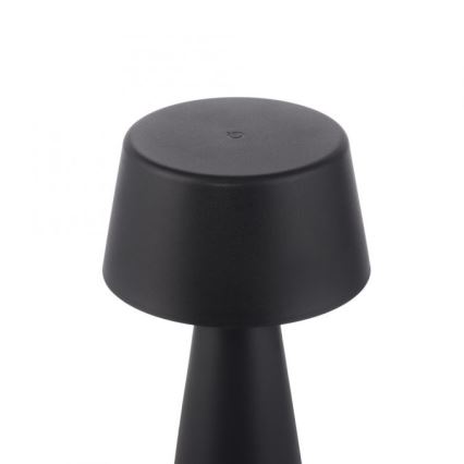JUST LIGHT. 19260-18 - LED Ściemnialna dotykowa zewnętrzna lampa ABERA LED/3W/3,7V 2000 mAh USB IP54 czarny