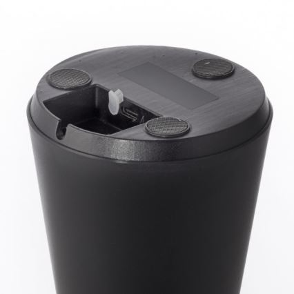 JUST LIGHT. 19260-18 - LED Ściemnialna dotykowa zewnętrzna lampa ABERA LED/3W/3,7V 2000 mAh USB IP54 czarny