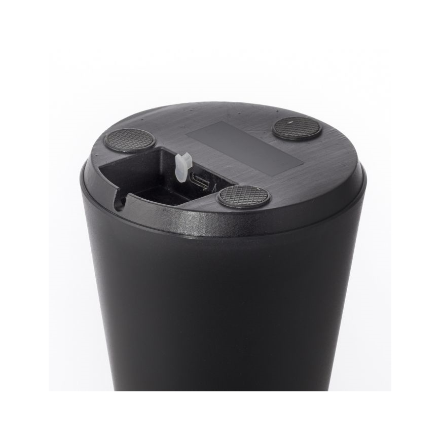 JUST LIGHT. 19260-18 - LED Ściemnialna dotykowa zewnętrzna lampa ABERA LED/3W/3,7V 2000 mAh USB IP54 czarny