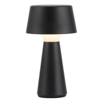 JUST LIGHT. 19260-18 - LED Ściemnialna dotykowa zewnętrzna lampa ABERA LED/3W/3,7V 2000 mAh USB IP54 czarny