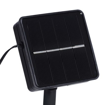 JUST LIGHT. 19971-18 - LED RGB solarna taśma TEANIA LED/3,7V 5 m 1200 mAh IP44 czarna