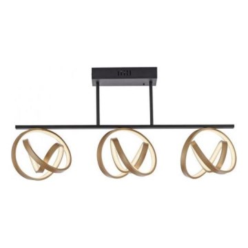 JUST LIGHT. 6245-18 - LED Ściemnialny żyrandol natynkowy LOOP 3xLED/11W/230V 2700-5000K + pilot zdalnego sterowania