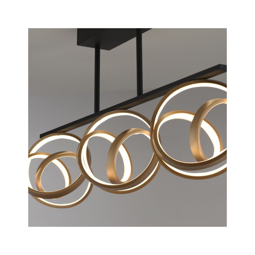 JUST LIGHT. 6245-18 - LED Ściemnialny żyrandol natynkowy LOOP 3xLED/11W/230V 2700-5000K + pilot zdalnego sterowania
