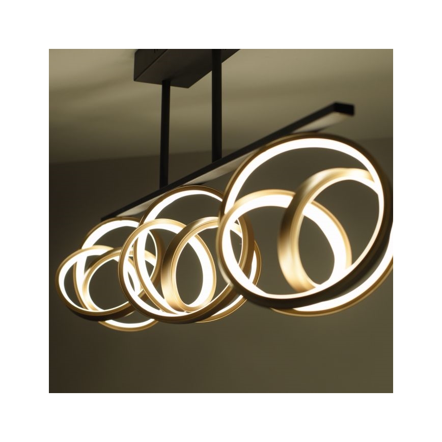 JUST LIGHT. 6245-18 - LED Ściemnialny żyrandol natynkowy LOOP 3xLED/11W/230V 2700-5000K + pilot zdalnego sterowania
