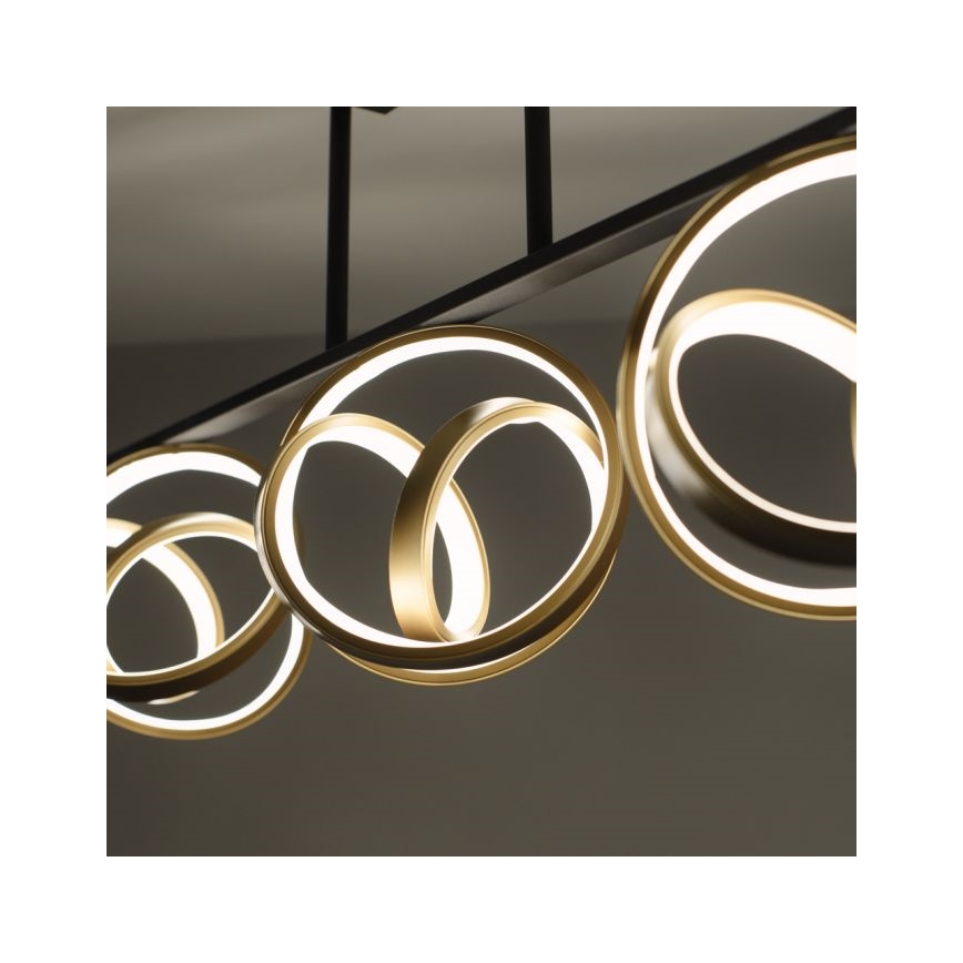 JUST LIGHT. 6245-18 - LED Ściemnialny żyrandol natynkowy LOOP 3xLED/11W/230V 2700-5000K + pilot zdalnego sterowania