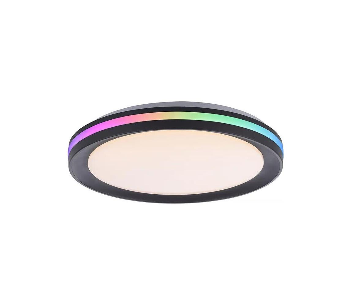 JUST LIGHT. 7509018 - LED RGBW Plafon ściemnialny GANGES LED/24W/230V + pilot