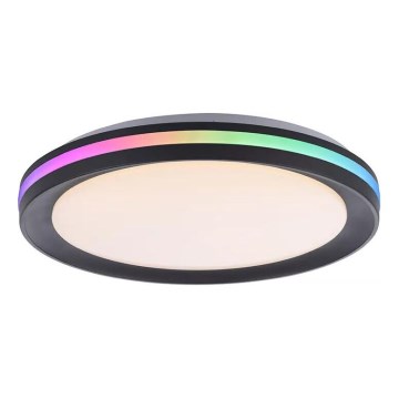 JUST LIGHT. 7509018 - Ściemnialna lampa sufitowa RGBW GANGES LED/24W/230V 2700-5000K + zdalne sterowanie