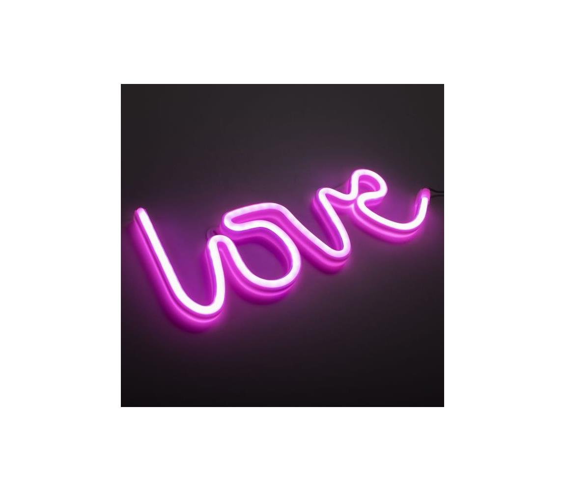 JUST LIGHT. 85021-87 - LED Neonowa dekoracja ścienna NEON LED/6,5W/5V Love