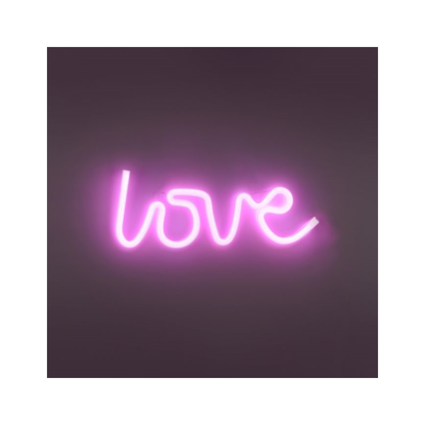 JUST LIGHT. 85021-87 - LED Neonowa dekoracja ścienna NEON LED/6,5W/5V Love