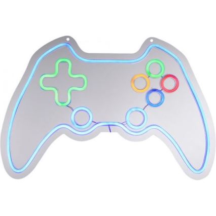 JUST LIGHT. 85022-70 - LED Neonowa dekoracja ścienna NEON 1xLED/6,5W/5V gamer