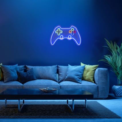 JUST LIGHT. 85022-70 - LED Neonowa dekoracja ścienna NEON 1xLED/6,5W/5V gamer