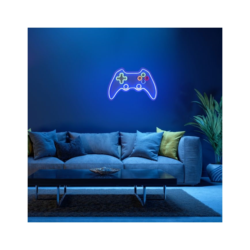 JUST LIGHT. 85022-70 - LED Neonowa dekoracja ścienna NEON 1xLED/6,5W/5V gamer