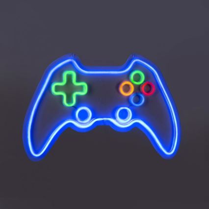 JUST LIGHT. 85022-70 - LED Neonowa dekoracja ścienna NEON 1xLED/6,5W/5V gamer